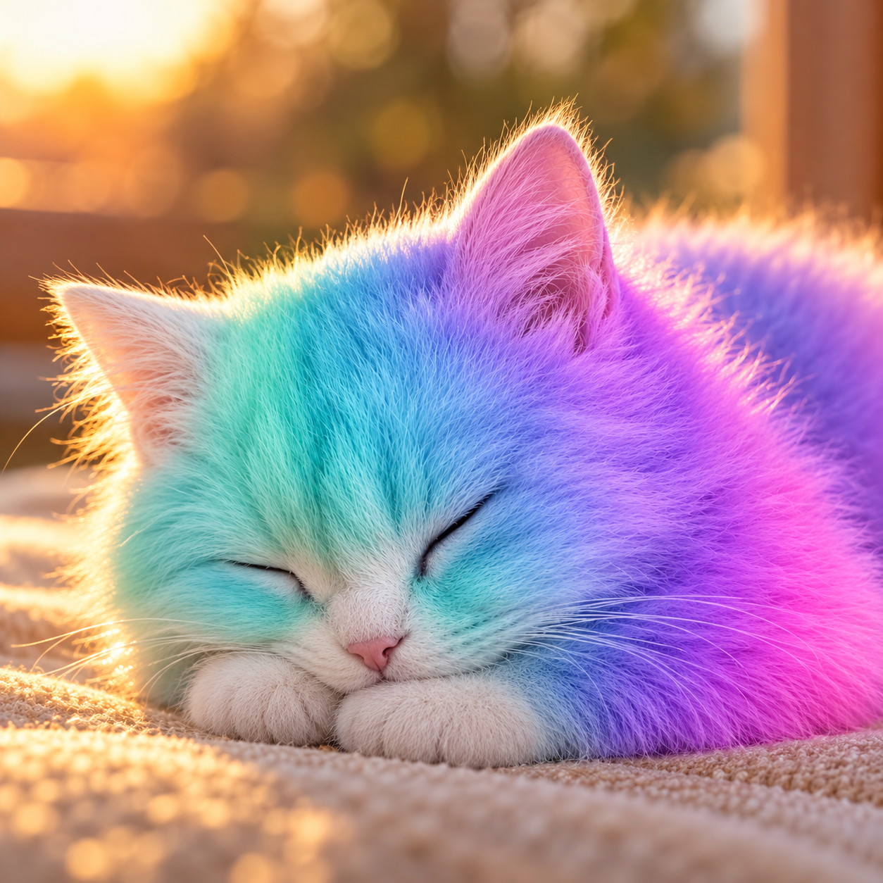 Rainbow kitten: 09 — GOLDEN HOUR